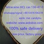 100% top quality low price for tetracaine hcl 136-47-0,cell+8613476106239