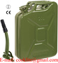 Steel Jerry Can Gasoline Gas Fuel Can Metal Emergency Backup Gas Caddy Tank