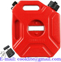 3L Portable Jerry Can Gas Plastic Fuel Tank Petrol ATV UTV Motorcycle/Car