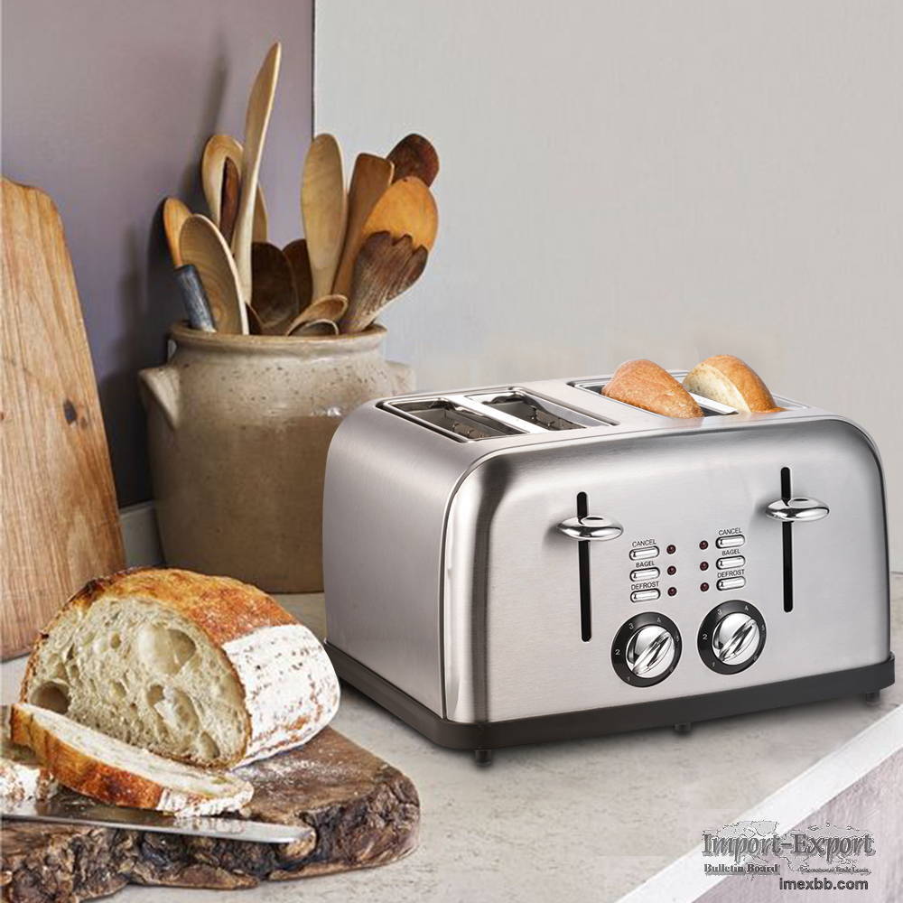 Retro Stainless Steel Toaster ST027 Retro Classic Design