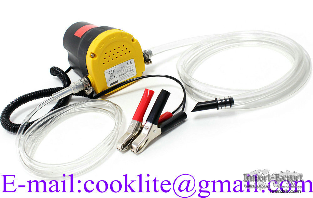 Bomba Para Sacar Aceite y Gasolina 12V 60W para Coche y Moto