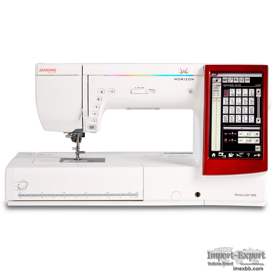 Janome Horizon Memory Craft 14000 Sewing, Embroidery, and Quilting Machine