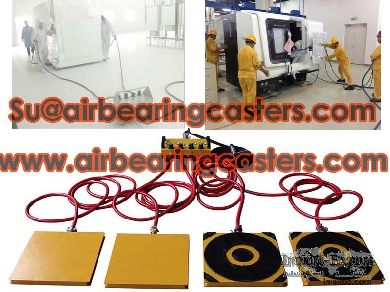 Air bearings movers is easy to operate