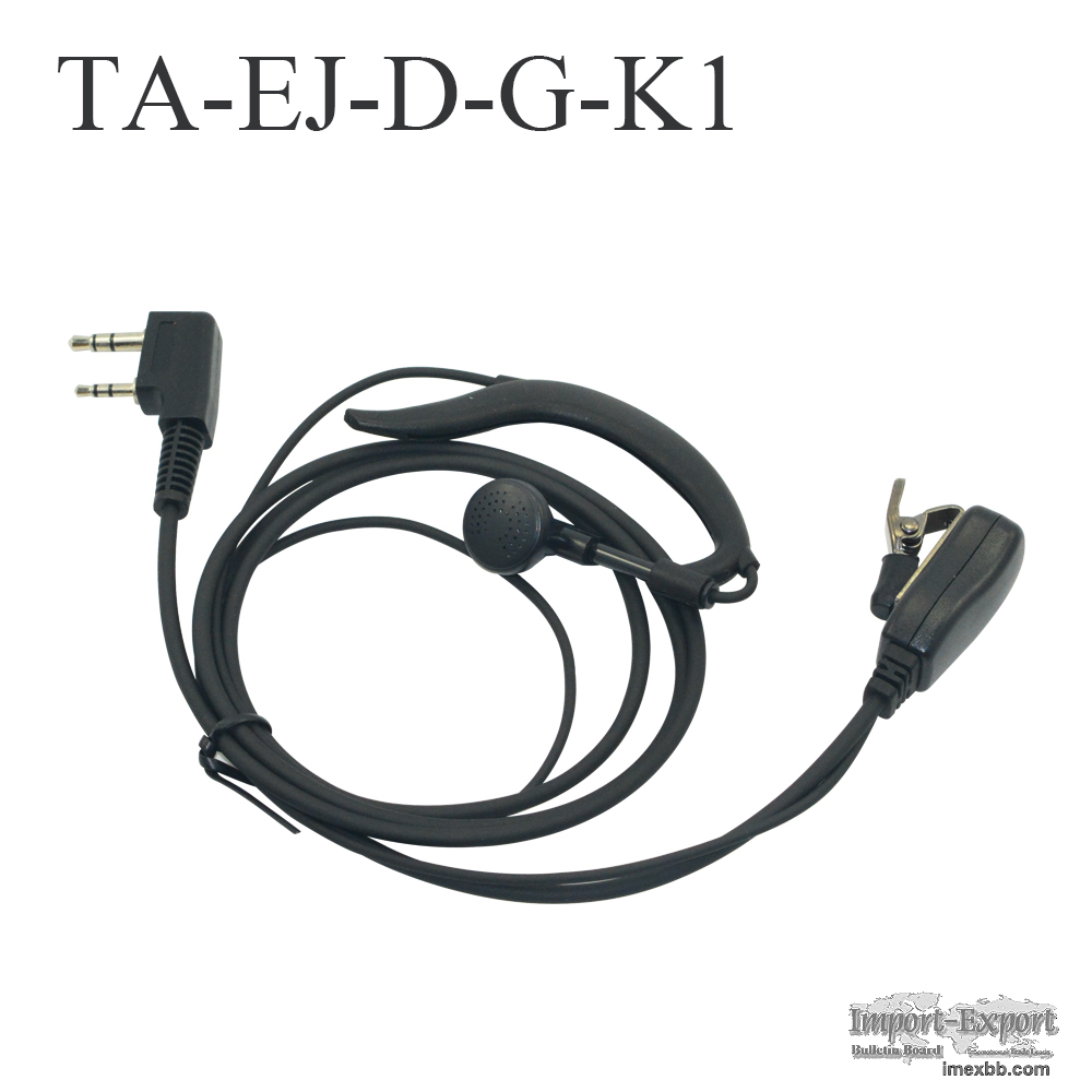 Walkie Talkie Radio Headset Earpiece TA-EJ-D-G-K1