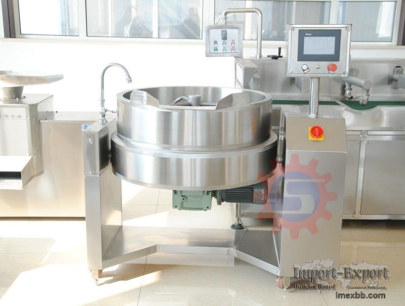 Khoya jacketed kettle with mixer      Steam jacketed kettle with mixer 