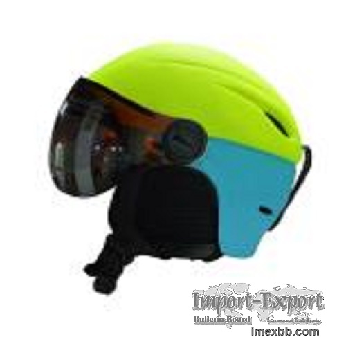 Ski Helmet With Visor