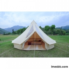 5m Canvas Bell Tent With Pvc Roof    Custom canvas bell tent   