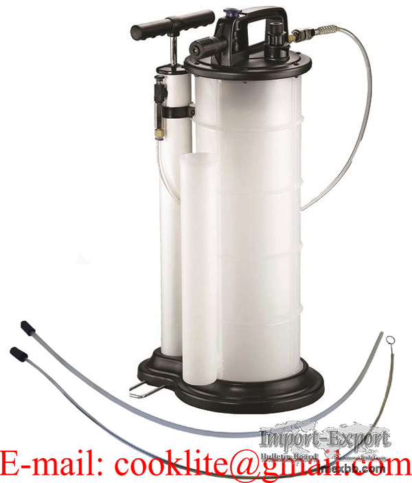 Manuell / trykkluftdrevet oljesuger sugepumpe vakumpumpe 9 liter