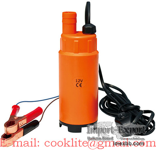 12V Pumpe fur Diesel Ol Wasser Heizol Tauchpumpe Dieselpumpe - Kunststoff