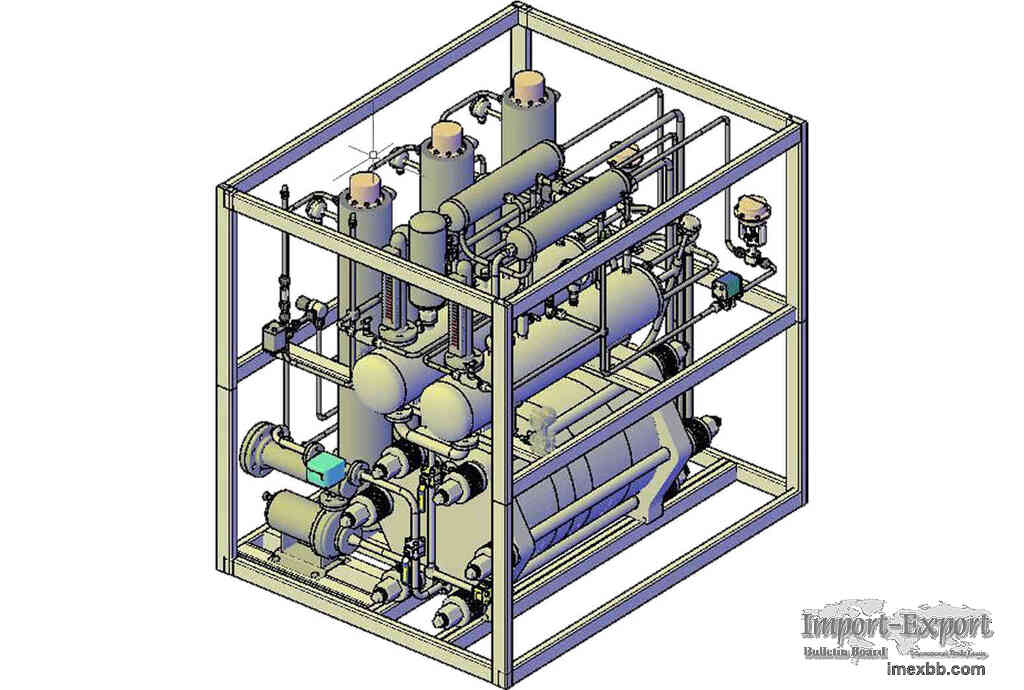 Closed circulating water system for hydrogen production by water electrolys