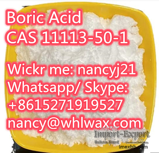 Boric Acid; CAS 11113-50-1  WhatsApp / Skype me +8615271919527