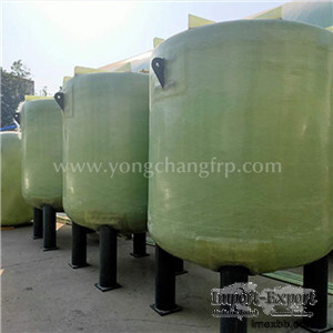 FRP Composite Storage Tank   FRP Horizontal Acid And Alkali Tank