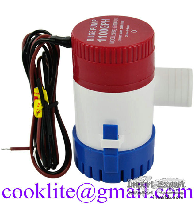 Bomba de porao submersivel 24V 1100GPH