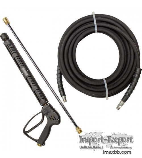 AR North America Professional Grade Spray Gun Lance Hose Kit 4500 PSI 8 GPM