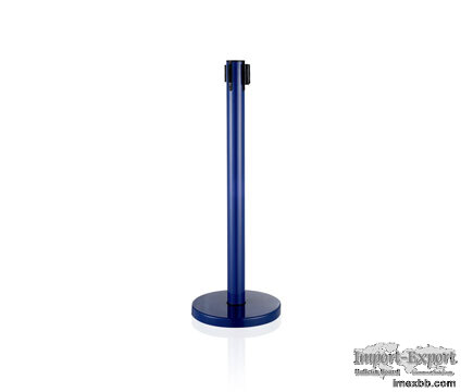 LG-B6 Blue Vip Control Crowd Queue Pole Post Belt Stanchions for Airport