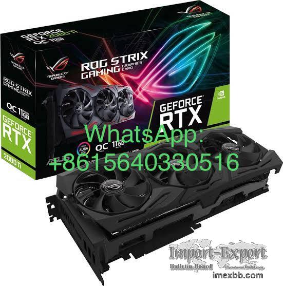 ASUS ROG STRIX GeForce RTX 2080TI Overclocked 11G GDDR6 HDMI DP 1.4 USB Ty