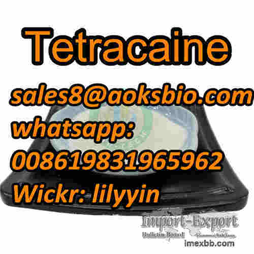 Factory Stock,100% Safe Delivery tetracaine, cas 94-24-6, 51-05-8, 59-46-1,