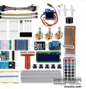 Raspberry Pi 3 Starter Kit Ultimate Learning Suite 1602 LCD SG90 Servo LED 