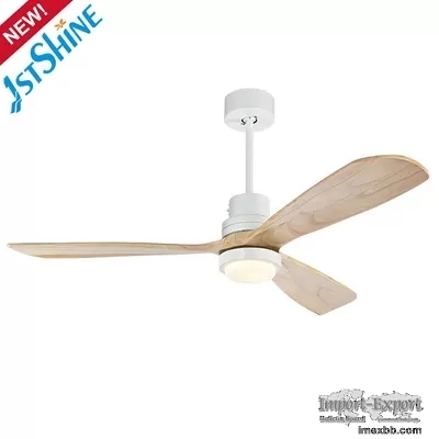 Decorative Modern RoHS Remote LED Ceiling Fan 52 Inch With Light Mulit Colo