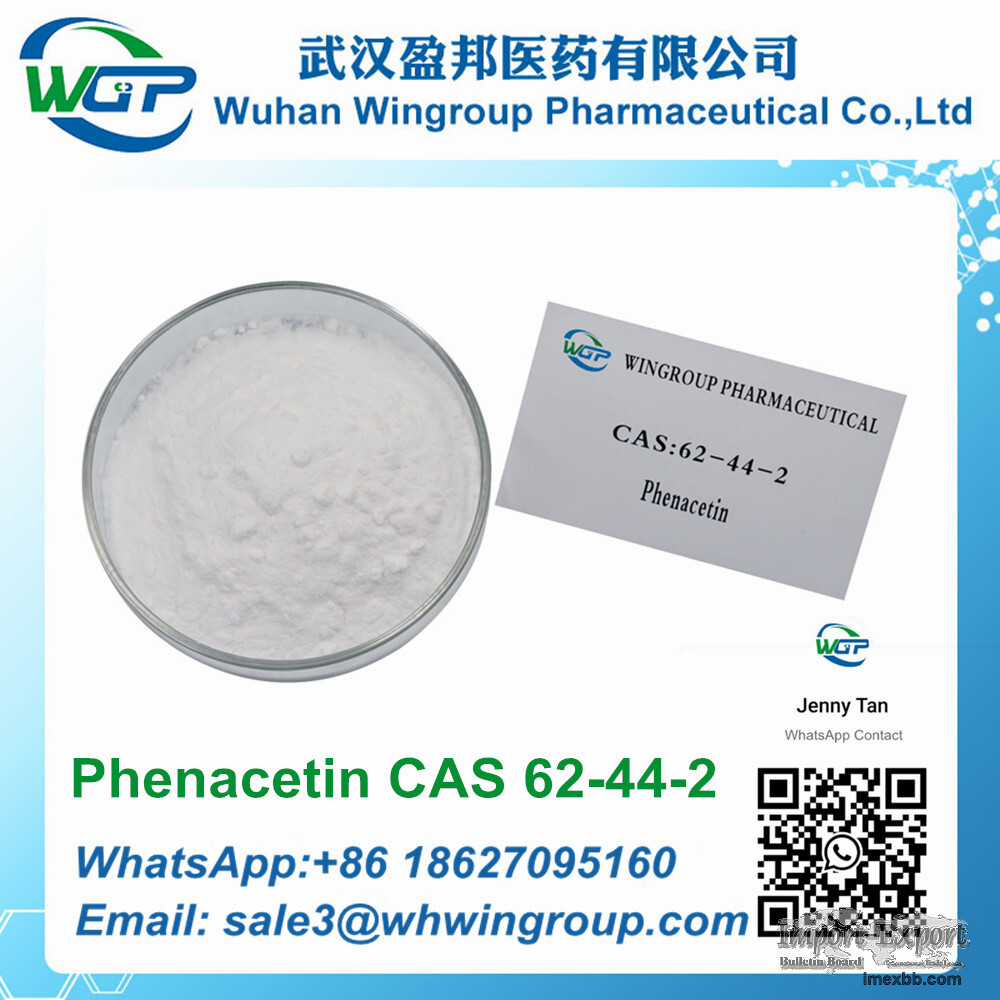 Top selling Phenacetin CAS 62-44-2 with good price Whatsapp+8618627095160