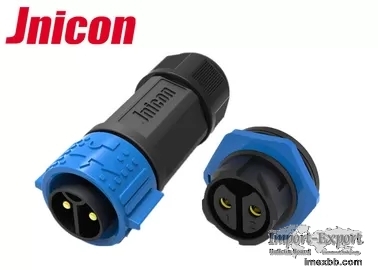 2 Pin Waterproof Circular Connectors , 50A 500V Circular Cable Connectors