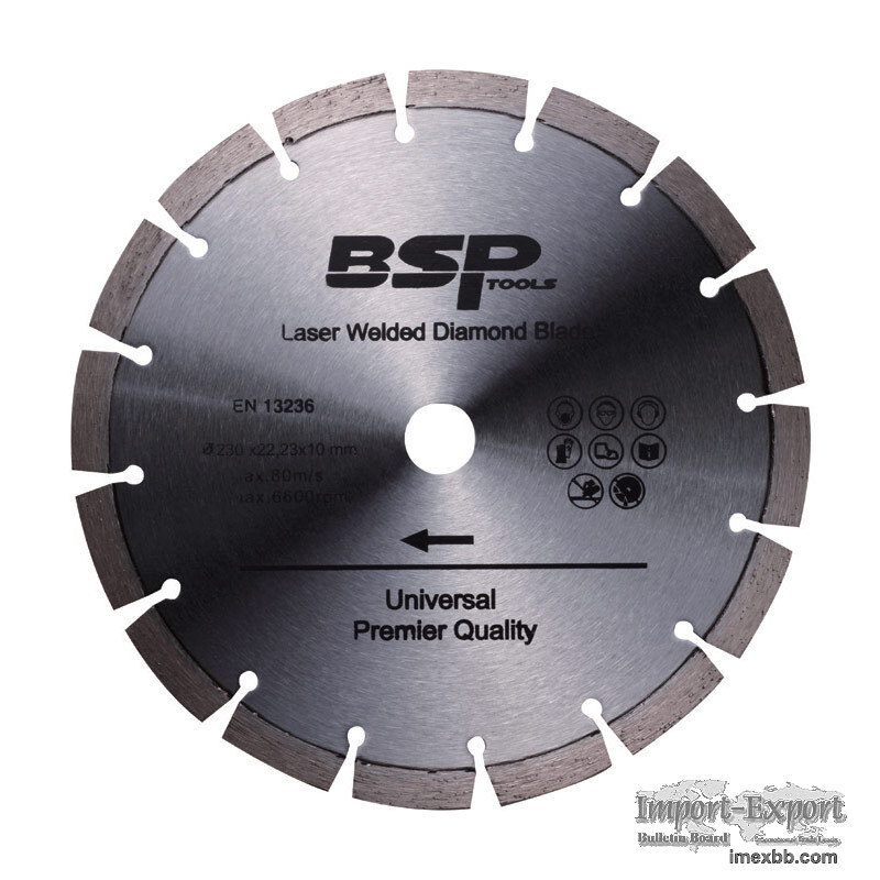 Premier Laser welded dry cutting blade for General purpose