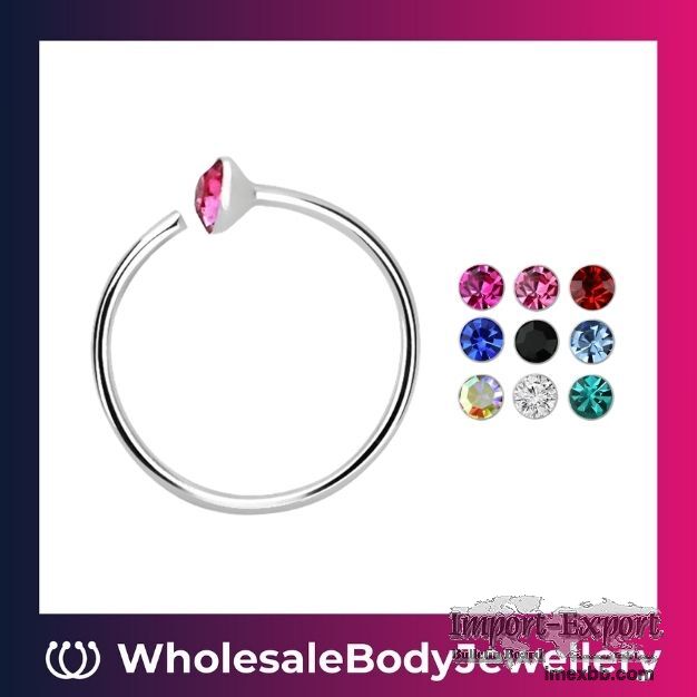 Wholesale 925 Sterling Silver Nose Spirals