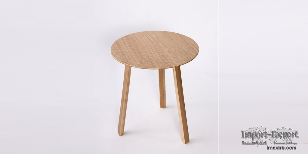 YT2-D/X End Table Modern Nordic Wooden End Table Plywood Table Bentwood Tab