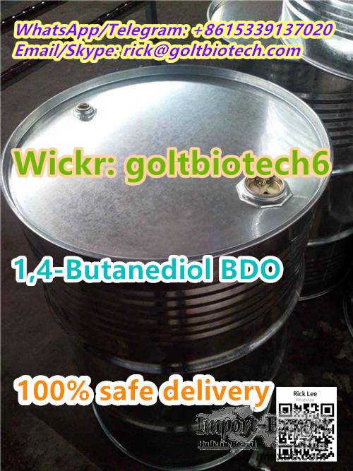 Factory Bulk supply 1,4-Butanediol Cas 110-63-4 wholesale price Wickr me: g