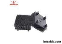 Black Square Auto Cutter Parts 0.03kg Nylon Bristle Block Brush For FK