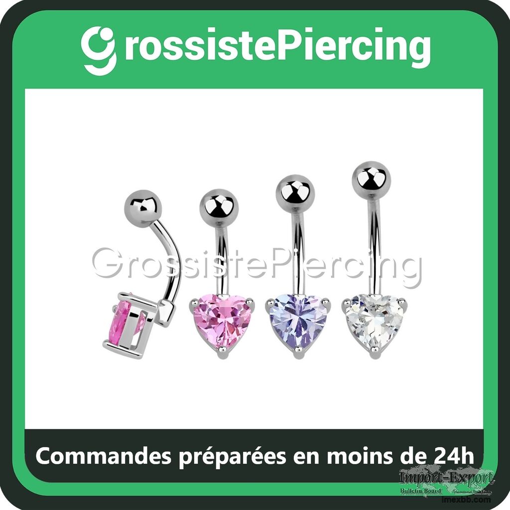 Piercing Nombril Acier Chirurgical