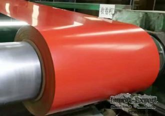 Jis G3141 Pre Painted Steel Coil G550 High Glossy Brick Pattern Color