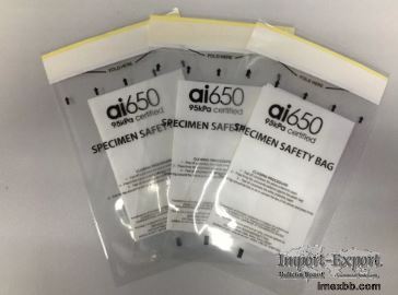 Class II Hospital Pathology Biohazard Ziplock 95 Kpa Bag