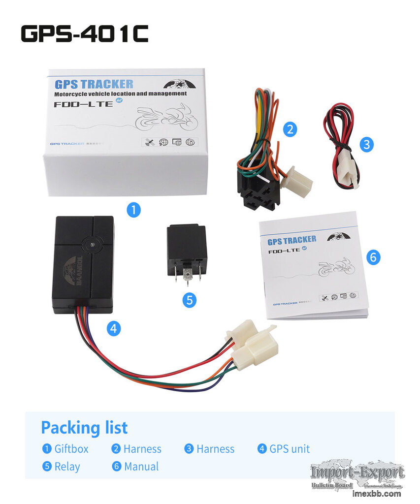 GPS-401D 4G vehicle gps tracker original coban gps401D support cut off car 