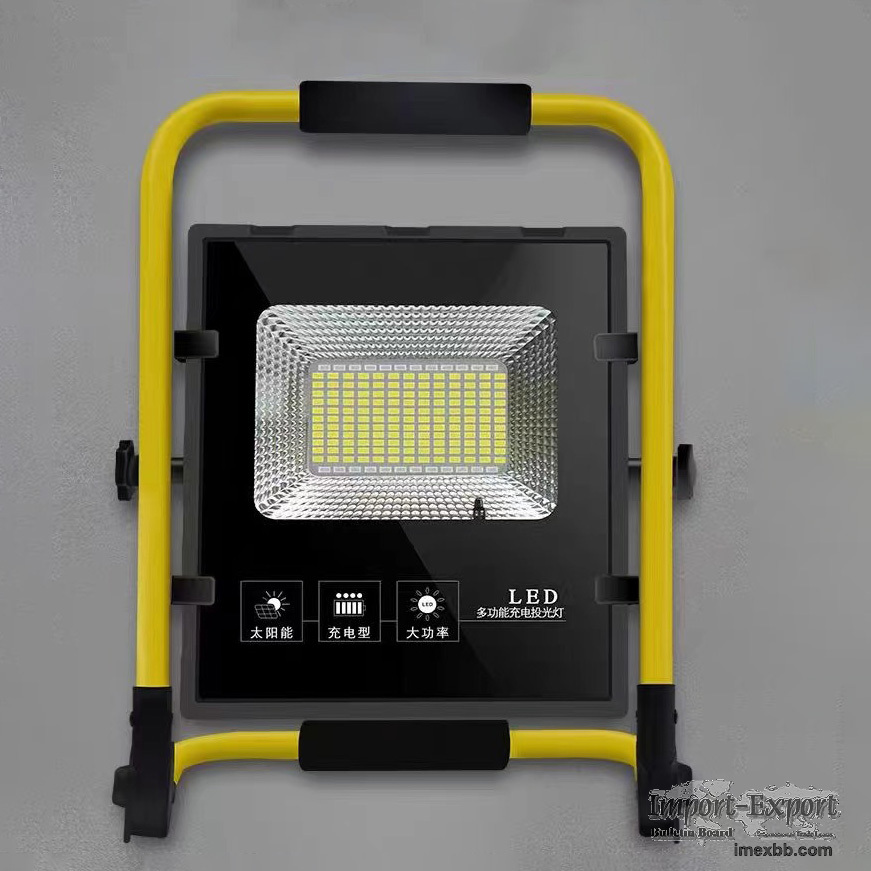 Portable Outdoor Lamp Flood Light LED Built-in Rechargeable Lithium Battery