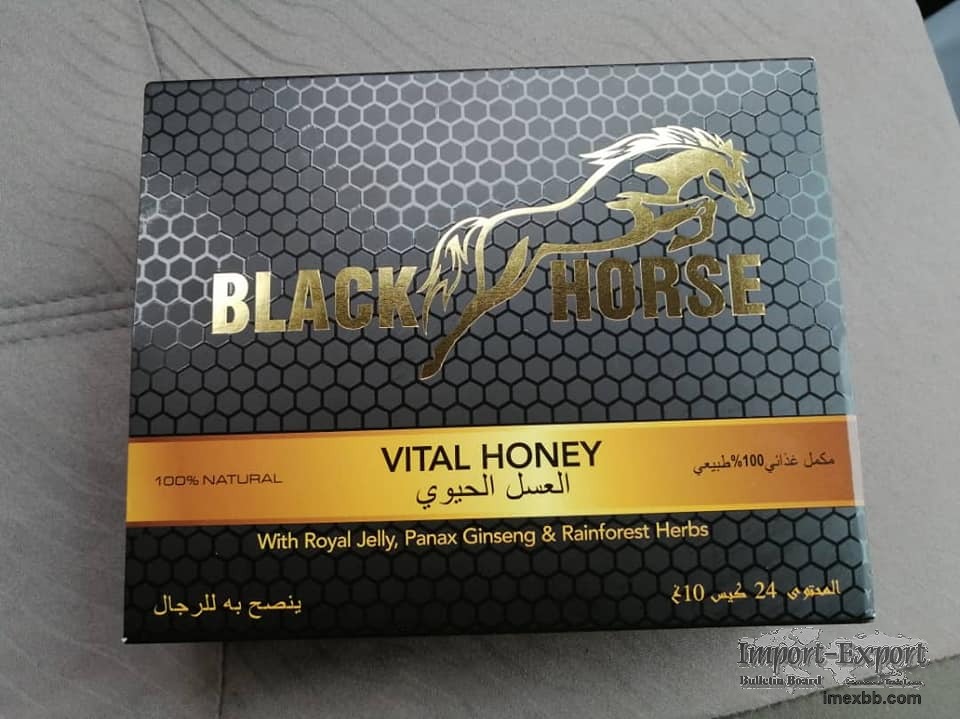 BLACK HORSE VITAL HONEY 10g X 24 Sachets