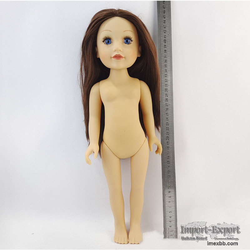 18 inch American naked doll