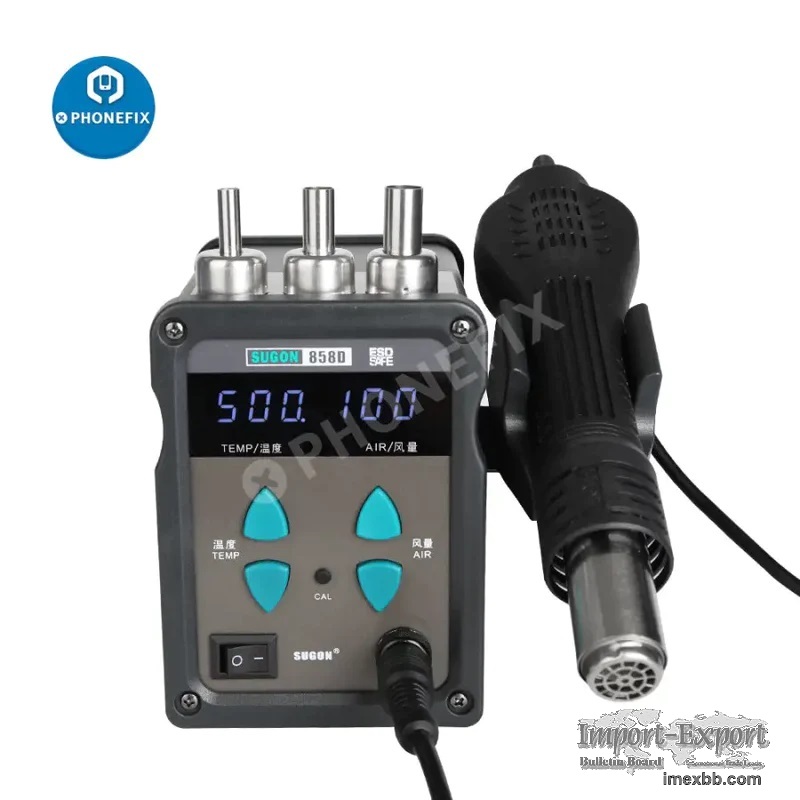 SUGON 858D Digital Display Hot Air Gun Soldering Station