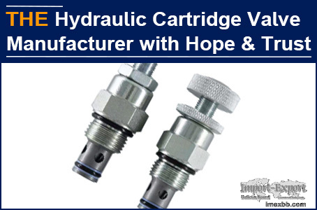 AAK Hydraulic Cartridge Valve Manufacturer with Hope and Trust