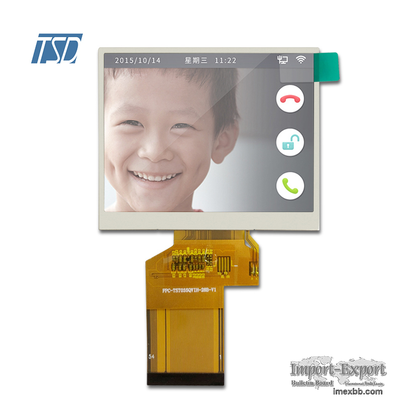 320x240 lcd display 350 luminance with capacitive touch screen