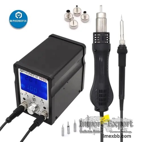 YIHUA 995D 2 in 1  Hot Air Gun Soldering iron Rework Station