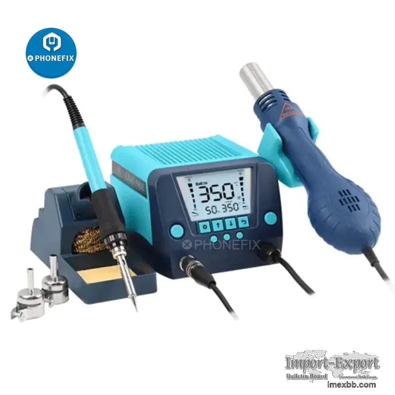 BK881 2 In 1 rework station with hot air gun soldering iron