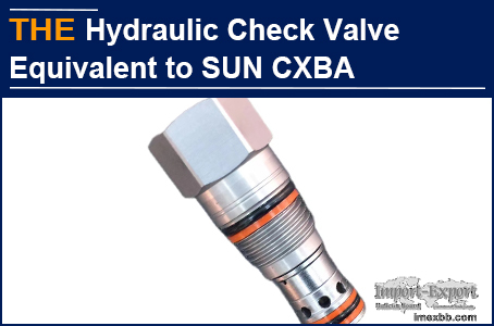 AAK Hydraulic Check Valve Equivalent to SUN CXBA