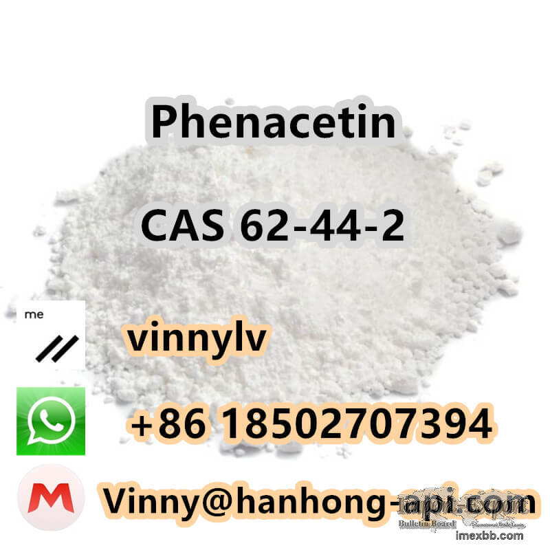 99% Purity Phatma Raw Material CAS 62-44-2 Phenacetin White Powder C10H13NO