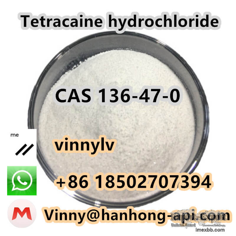 CAS 136-47-0 Tetracaine Hydrochloride C15H25ClN2O2