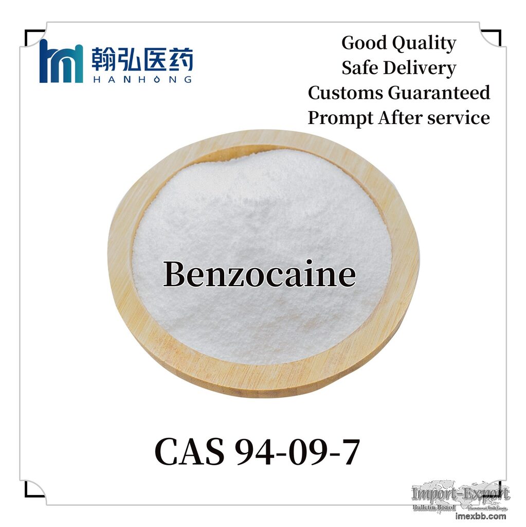 Raw Powder Benzocaine for Anti-Paining CAS 94-09-7 with High Quality