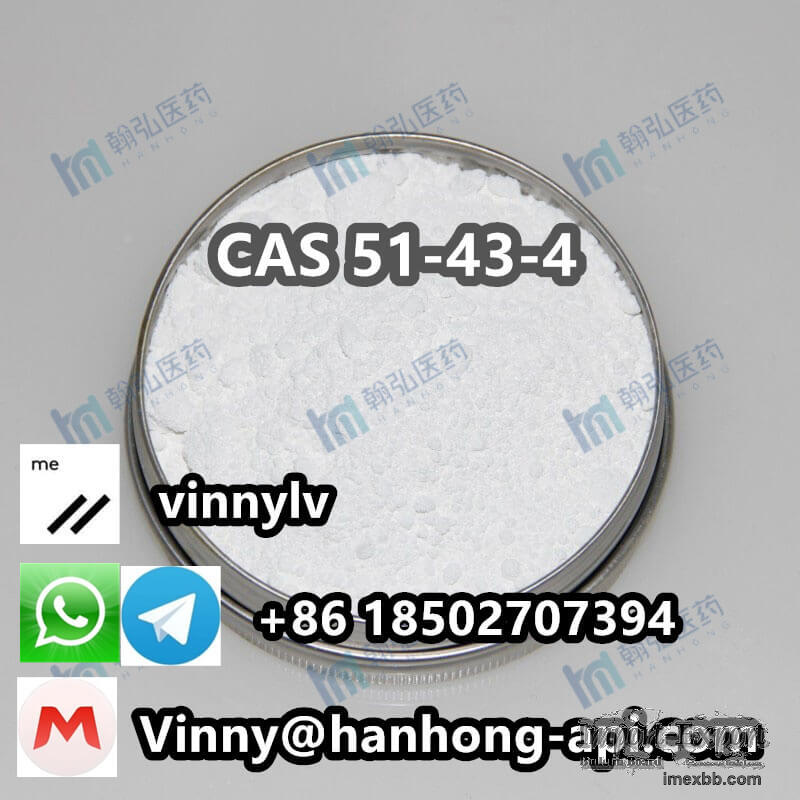 CAS 51-43-4 L(-)-Epinephrine White To Light Beige Powder In Stock