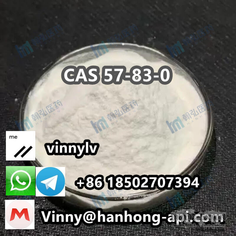 CAS 57-83-0 Progesterone White Powder In Stock With Best Price