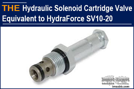 AAK Hydraulic Solenoid Cartridge Valve Equivalent to HydraForce SV10-20