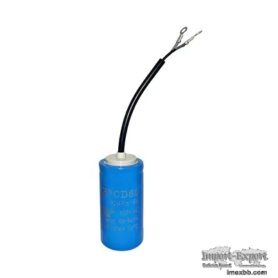 Cd60 180Uf 300V AC Motor Metalized Polypropylene Film Capacitor Water Pump 